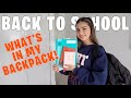 Back to School | What's in My Backpack!