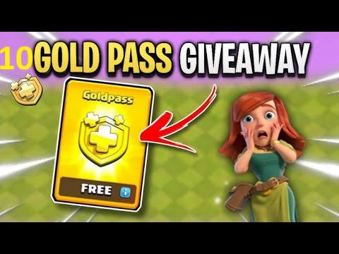 🔴 LIVE  UNLIMITED GOLDPASS GIVAWAY WITH RANDOM COMMENT PICKER JOIN FAST  - Clash of Clans Live