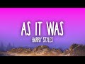 Harry Styles As It Was