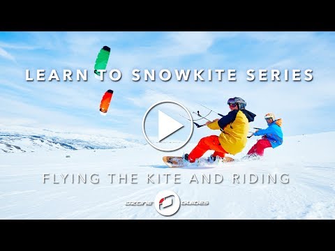 Learn To Snowkite - RIDING