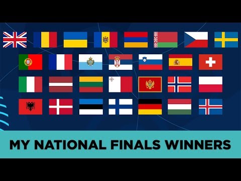 My Eurovision 2018 National Finals Winners