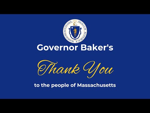 Baker gives his final address as Mass. governor WBUR News