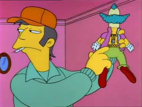The Simpsons - Krusty Doll Set To Evil