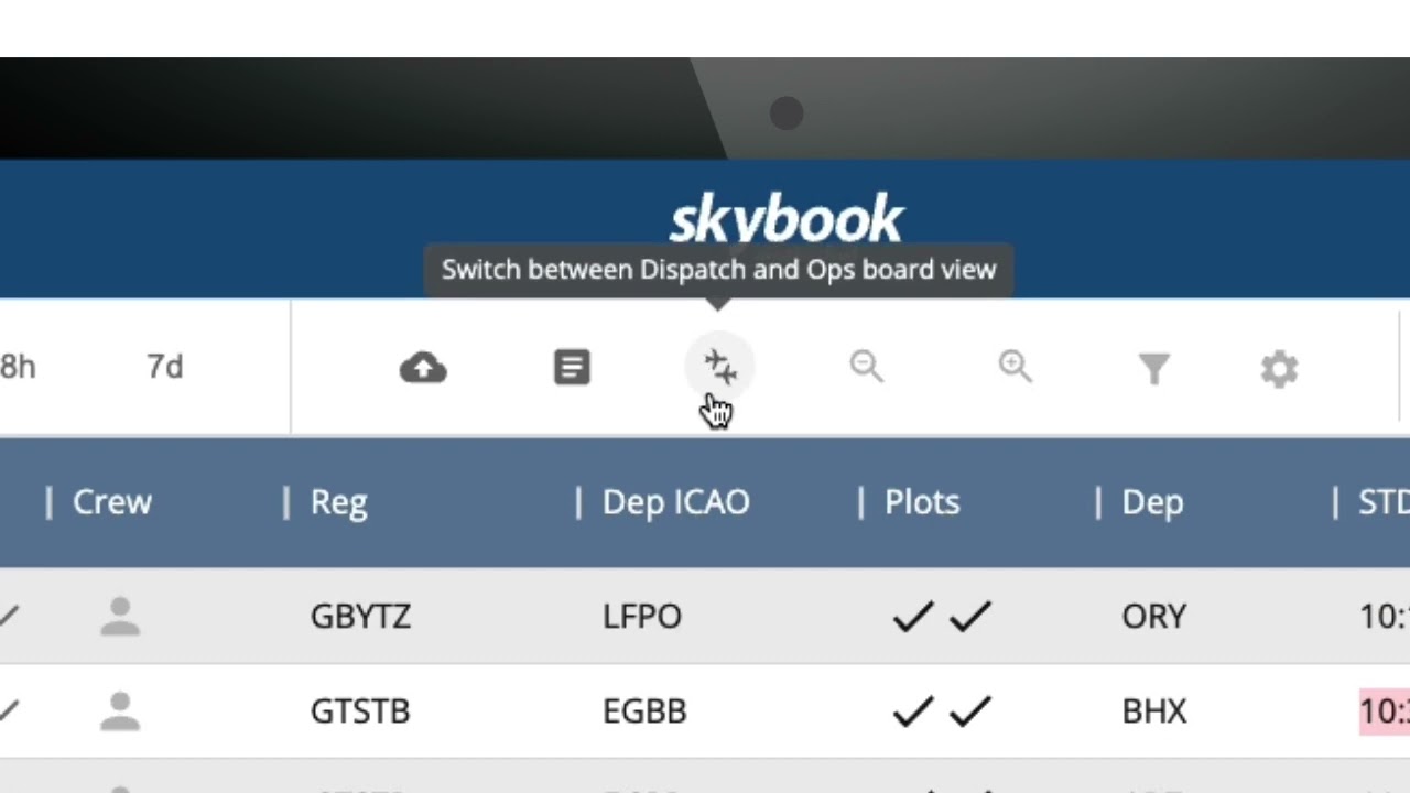Flight dispatch summary, flight schedules & post-flight data