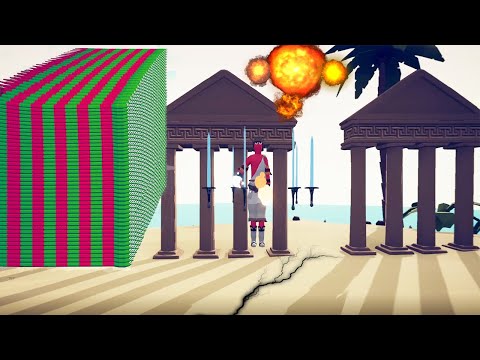 Elemental King Exavior vs Broken Queen - Undead Gods - Totally Accurate Battle Simulator TABS