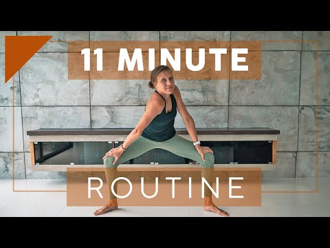 Schnelle 11-minütige Morgen-Bewegungsroutine | Atmen und Flow Yoga