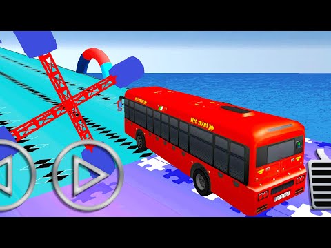 Impossible Bus Stunt Driving - Ramp Bus Stunts - Free Bus Android Games - Android Gameplay Part 1