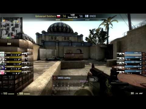 Universal Soldiers vs ENCE on de_dust2