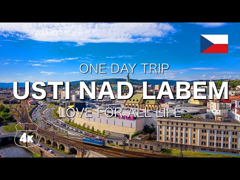 (📽⁴ᴷ⁶⁰) Usti Nad Labem. Still in love after 10 years. Virtual Walk at Love for All Life 4k UHD