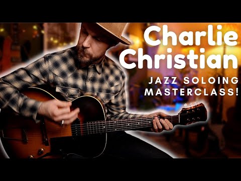 I've Found a New Baby; Charlie Christian. Killer minor key Jazz soloing! Bebop Guitar lesson
