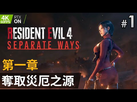 《Resident Evil 4 Remake》Ada  Separate Ways DLC #1 第一章 奪取災厄之源 | PC特效全開 4K60FPS RTX On (生化危機4重製版)