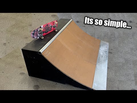 The Easiest way to get the Perfect Transition for a Quarter Pipe