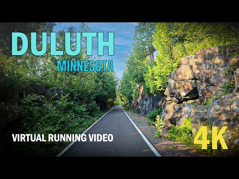 Virtual Run on Willard Munger Trail, Duluth, MN | 4K Scenic Running Experience