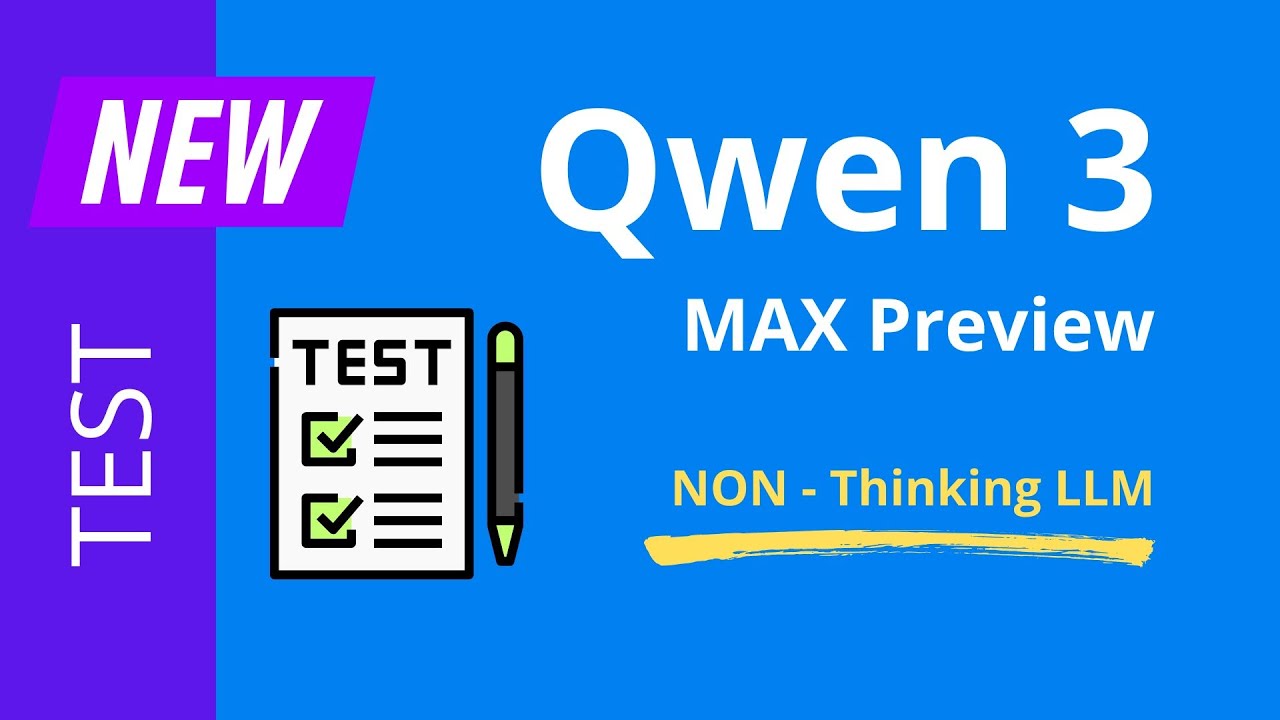 BEST NON-Thinking LLM: New Qwen3-MAX Preview