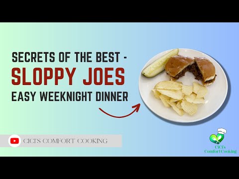 Secrets of the Best Sloppy Joes - Easy Weeknight Dinner