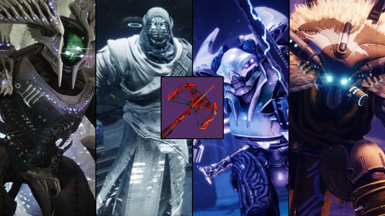 HUNTER CROSSBOW QUIVER BUILD vs EVERY DUNGEON BOSS