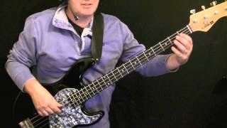 how to play bass guitar to Going Underground part 1