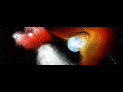 Pulsar punches hole in stellar disk
