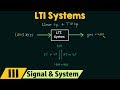 Linear Time Invariant LTI Systems