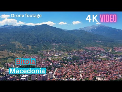 Bitola drone footage 4K video