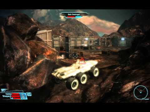 "Mass Effect 1", full HD walkthrough on Insanity, Part 13 - Therum (Find Liara T'Soni), 1\3