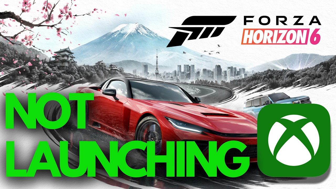 Forza Horizon 6 Not Launching/Crashing/Not Loading/Black Screen (Xbox Game Pass PC) FIX🎮🔥