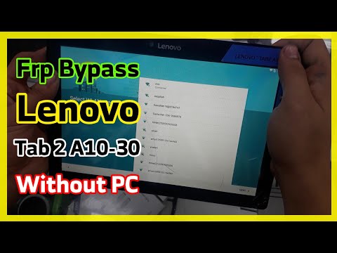 Remove Google Account Frp Bypass Lenovo Tab 2 A10-30 Without PC