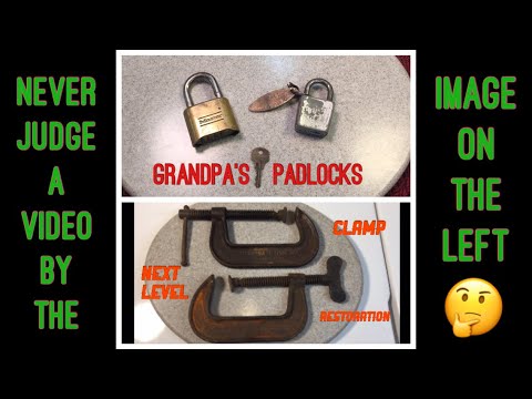 Vintage Padlocks and Next Level Clamp Restoration!