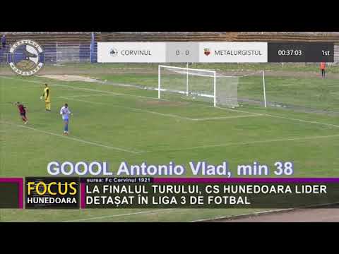 LA FINALUL TURULUI, CS HUNEDOARA LIDER DETAȘAT ÎN LIGA 3 DE FOTBAL