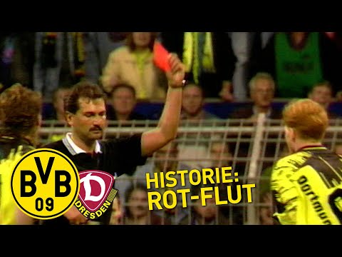 Rotflut! Die meisten Platzverweise in der Bundesliga-Geschichte! | BVB - Dynamo Dresden