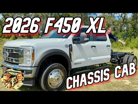 Thumbnail for 2026 FORD F-450 XL CHASSIS CAB  | 6.7L DIESEL V8 | SUPER DUTY WORK TRUCK REVIEW by Chassis cab