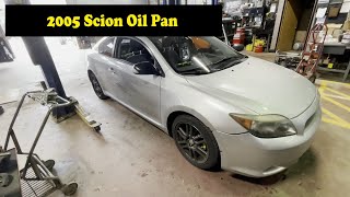 2005 Scion Tc Oil Pan Replacement.