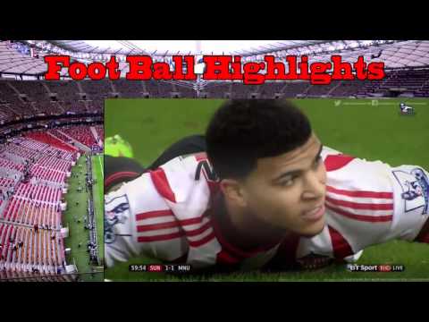 Sunderland vs Manchester United 2 - 1  2016 ~All Goals & Full Match ~Premier League 13/2/2016