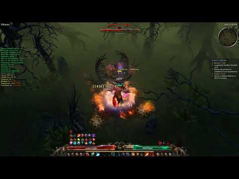Grim Dawn 1.1.9.7 - DW Fire Templar vs Ravager of Flesh