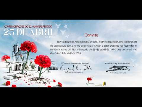 2026/04/25 SESSÃO SOLENE DAS COMEMORAÇÔES DO 52º ANIVERSÁRIO DO 25 DE ABRIL DE 1974