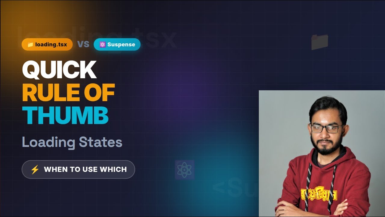 loading.tsx vs Suspense in Next.js - When to Use Which? (Quick Guide)