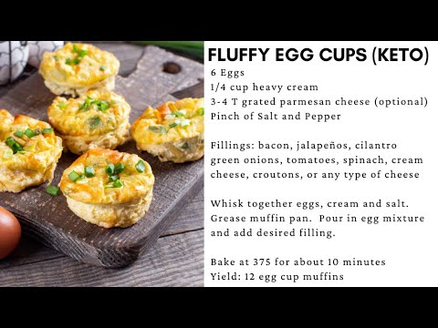 Fluffy Egg Cups (KETO)
