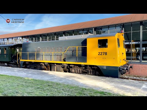 🇳🇱 Filmen vanaf de loc 1957: Nederlandse Dieseltractie: NS 2200 Veendam - Stadskanaal STAR 19/9/2021