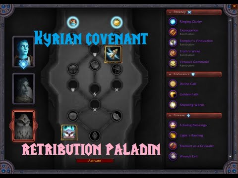 Retribution Paladin: Kyrian Covenant overview (Conduits, Soulbinds, and abilities) (Wow Shadowlands)