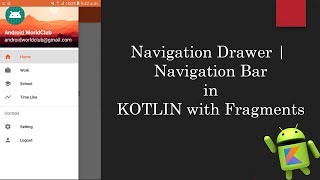 Navigation Drawer in KOTLIN with fragments