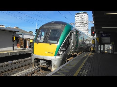 Irish Rail 22000 Class Intercity Train 22228 - Tara Street Station, Dublin