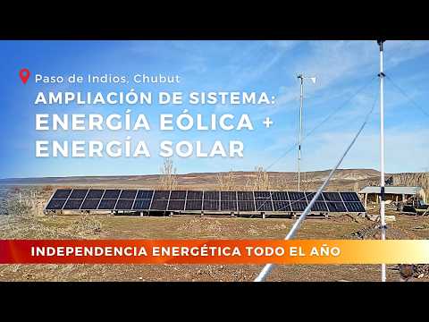 Energía eólica + solar en la Patagonia | Instalación ST Charger en Chubut
