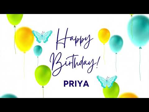 PRIYA Happy birthday song | Happy Birthday PRIYA | PRIYA Happy birthday to You