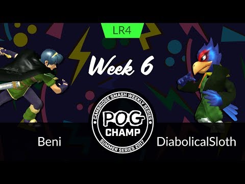 Pog Champ Summer Series #6 Melee - LR4 - Beni (Marth) vs DiabolicalSloth (Falco)