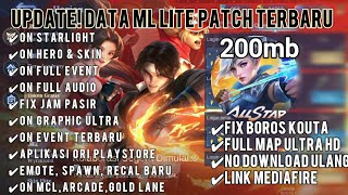 Data ML Lite Full Event 200Mb Terbaru Patch Chip | ML Lite | Cara Mengatasi Lag & Patah Patah