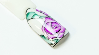 Рисуем розу гель-лаком ibd, EzFlow в дизайне на ногтях. Компания Виктори. Кравченко Алла