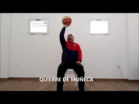 Técnica de lanzamiento al aro en silla. Básquetbol Con Andrés Villagrán