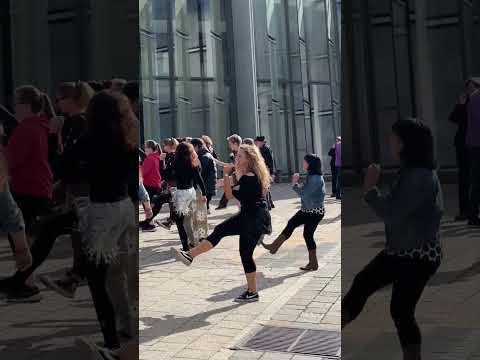 Canberra flash mob does the ‘Nutbush’ to honour Tina Turner