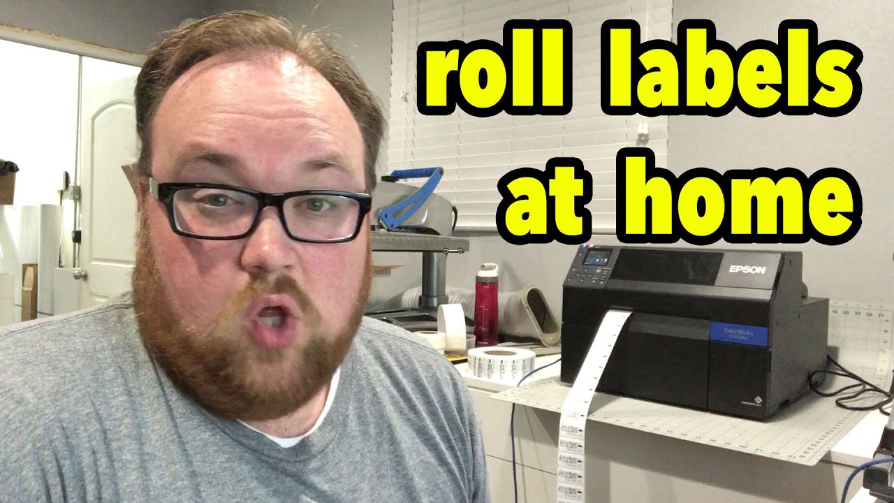 Watch video Printing roll labels at home on the epson colorworks 6500a Now Printing roll labels at home on the epson colorworks 6500a