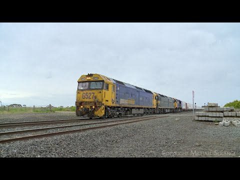 7902V Mildura Container Train With G527 G520 XR559 (12/10/2022) - PoathTV Australian Railways